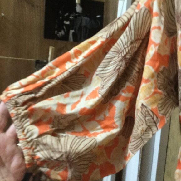 NWT Band of the Free Bohemian Hippie  Mini Women's dress Size L 3/4 Sleeve NWT - Picture 4 of 5